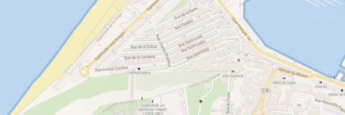 Plan du 57 Rue Saint Julien au Tréport