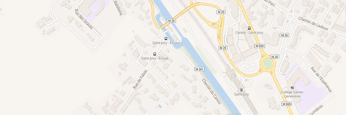 Plan du 4 Che du Canou à Saint-Jory