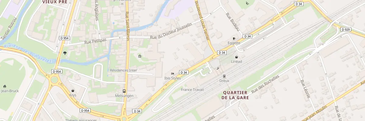 Plan du 6 Rue du Bois des Fosses à Dreux