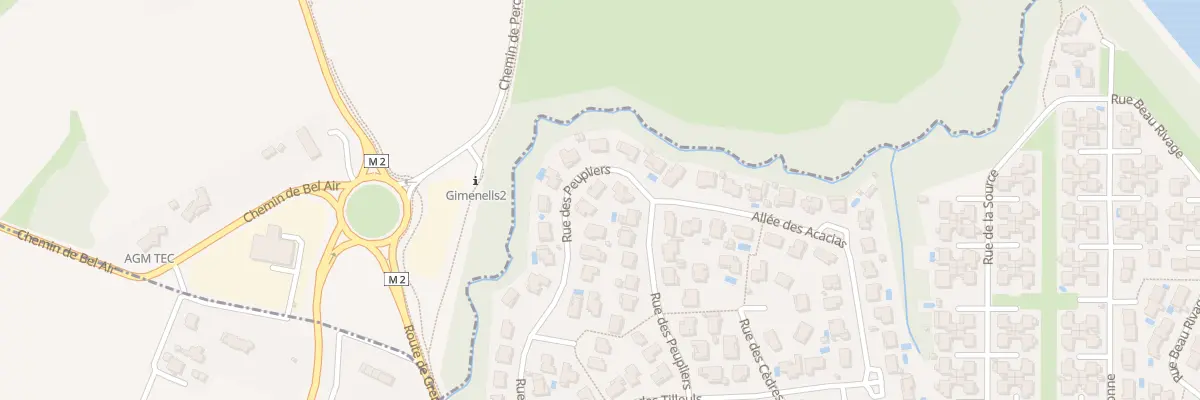 Plan du 34 Rue des Peupliers à Beauzelle