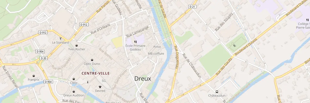 Plan du 10 Rue de Senarmont à Dreux