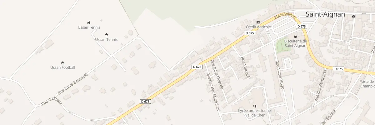 Plan du 34 Av Gambetta à Saint-Aignan