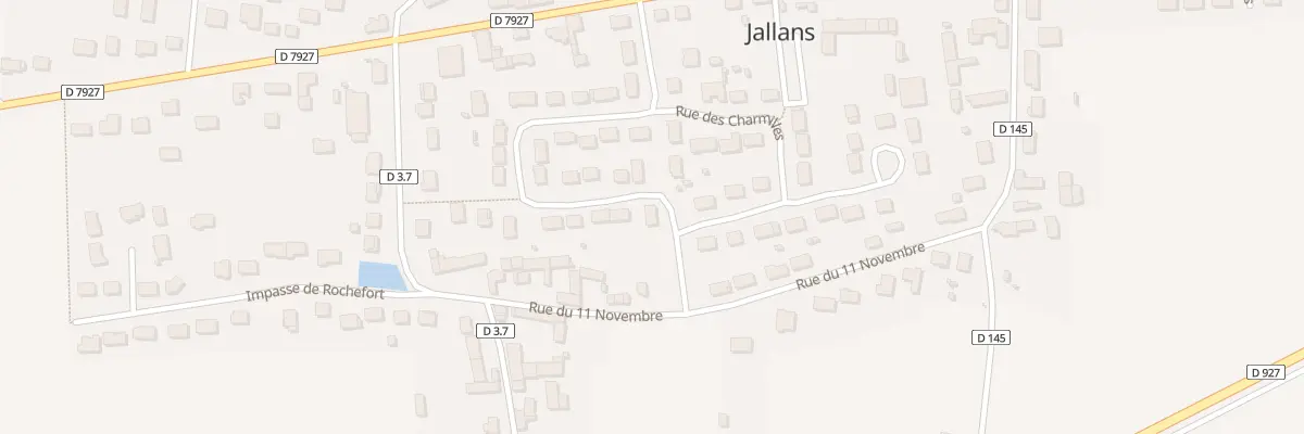 Plan du 27 Rue des Tilleuls à Jallans