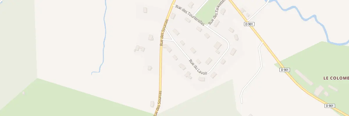 Plan du 4 Rue Du Lavoir à Saint-Bonnet-la-Rivière