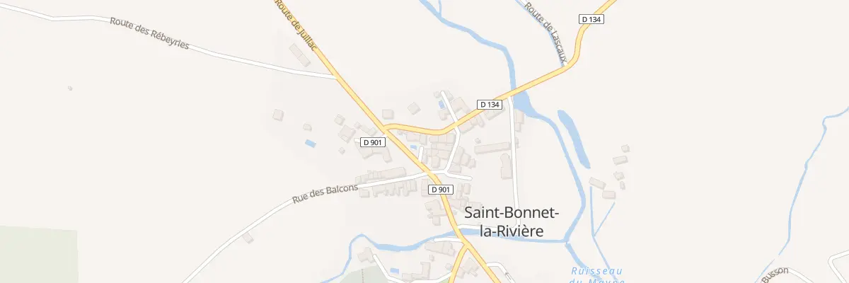 Plan du 4 Rte De Juillac à Saint-Bonnet-la-Rivière