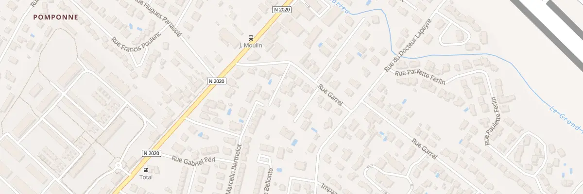Plan du 126 Rue Garrel à Montauban