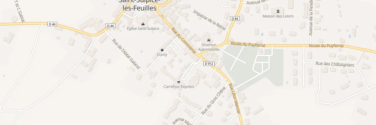 Plan du 20 Rue du Commerce à Saint-Sulpice-les-Feuilles