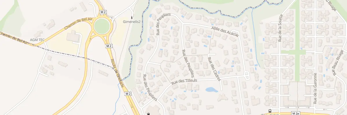 Plan du 48 Rue des Peupliers à Beauzelle