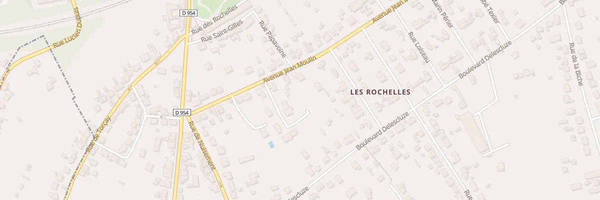 Plan du 55B Av Jean Moulin à Dreux
