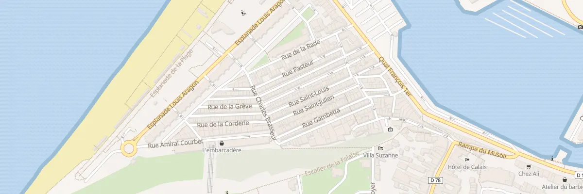 Plan du 43 Rue Thiers au Tréport