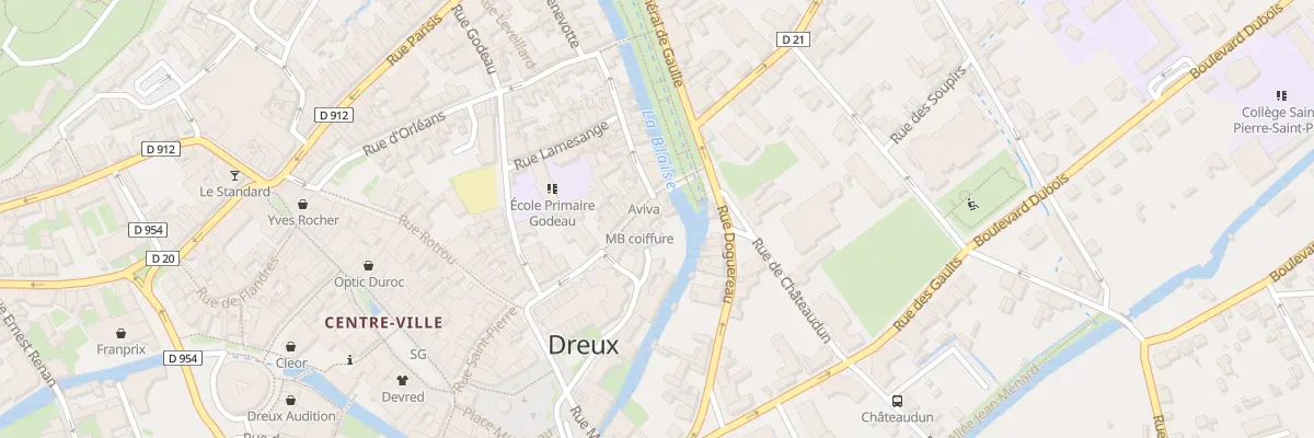Plan du 16 Rue de Senarmont à Dreux
