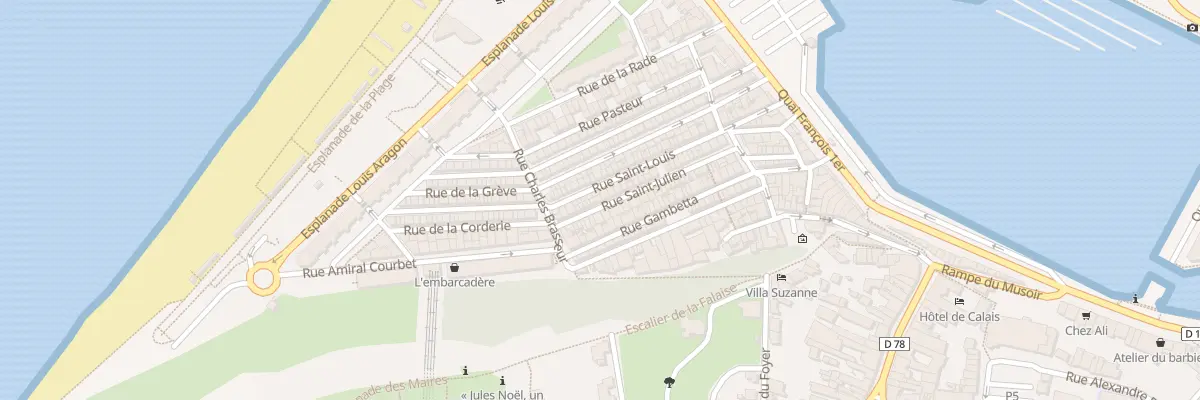 Plan du 44 Rue Saint Julien au Tréport