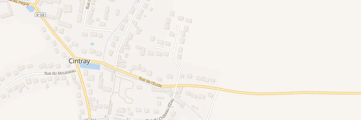 Plan du 1 Ham de la Plaine à Cintray