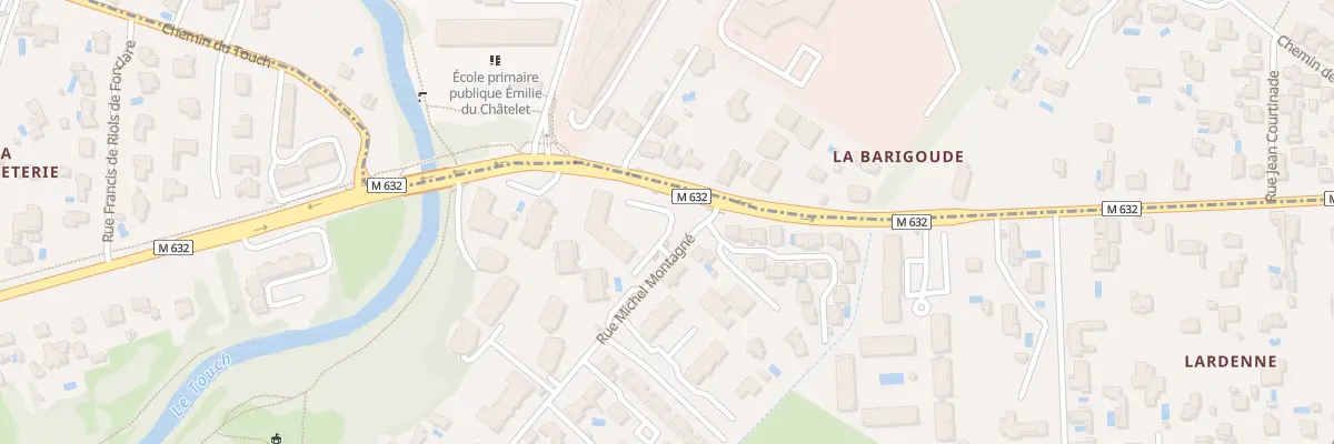 Plan du 2 Rue Michel Montagne à Tournefeuille