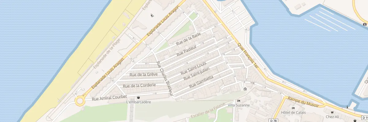 Plan du 42 Rue Thiers au Tréport