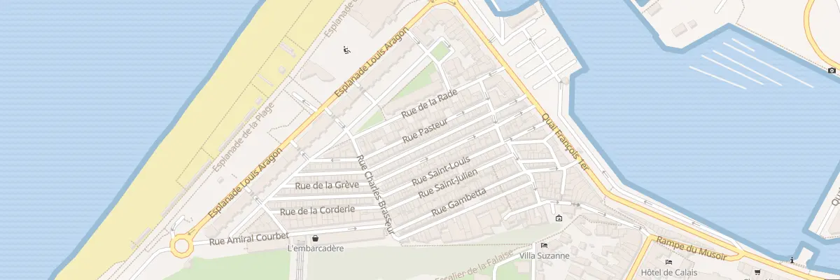 Plan du 44 Rue de Penthievre au Tréport