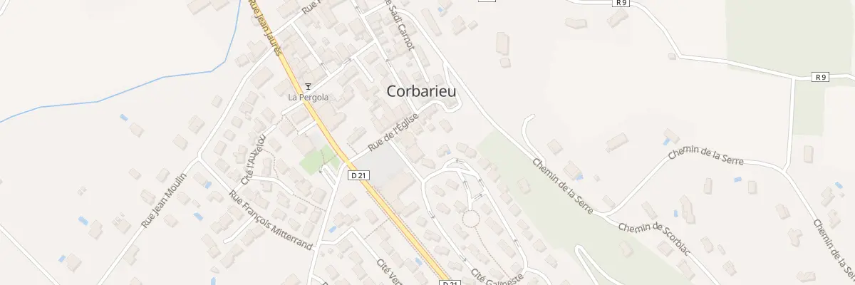 Plan du 2 Rue de l’Eglise à Corbarieu