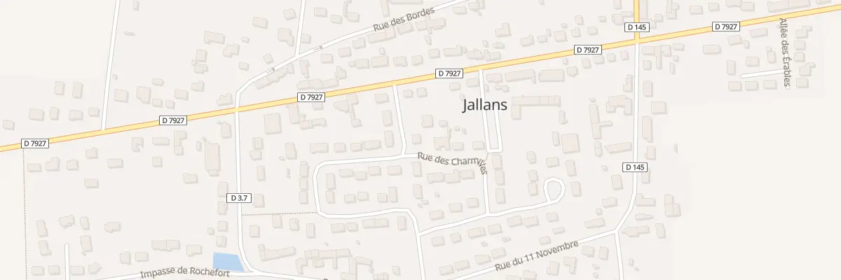 Plan du 32 Rue des Tilleuls à Jallans