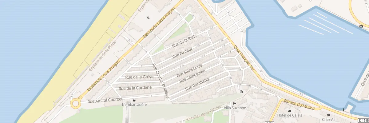 Plan du 36 Rue Thiers au Tréport