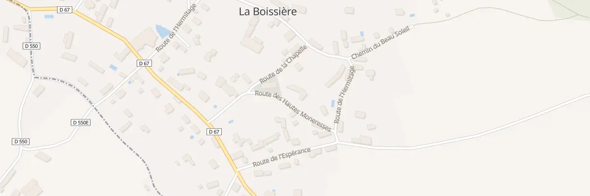 Plan du 5 Rte des Hautes Moneresses à La Boissière