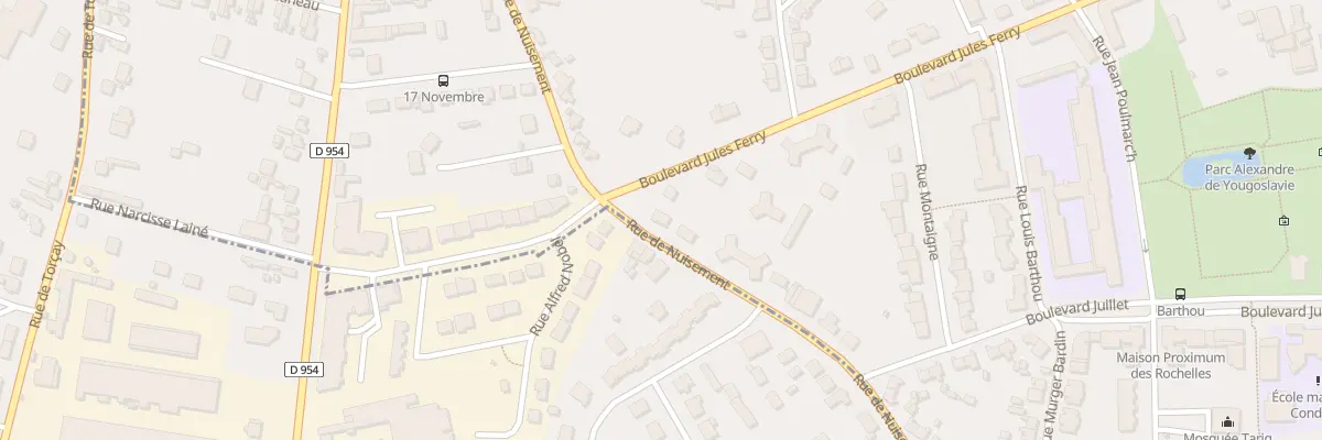 Plan du 33 Rue de Nuisement à Dreux