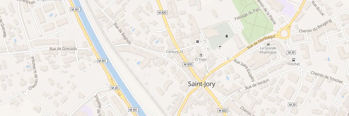 Plan du 24 Rte Métropolitaine 820 à Saint-Jory