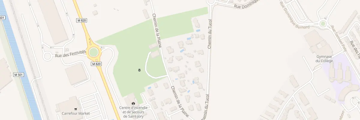 Plan du 20 Che de la Plaine à Saint-Jory