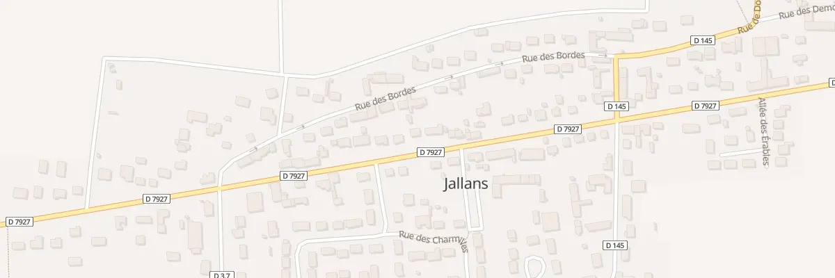 Plan du 21 Rue de la République à Jallans