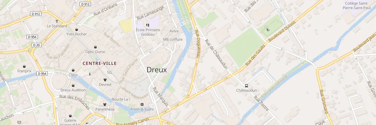 Plan du 17 Rue Doguereau à Dreux