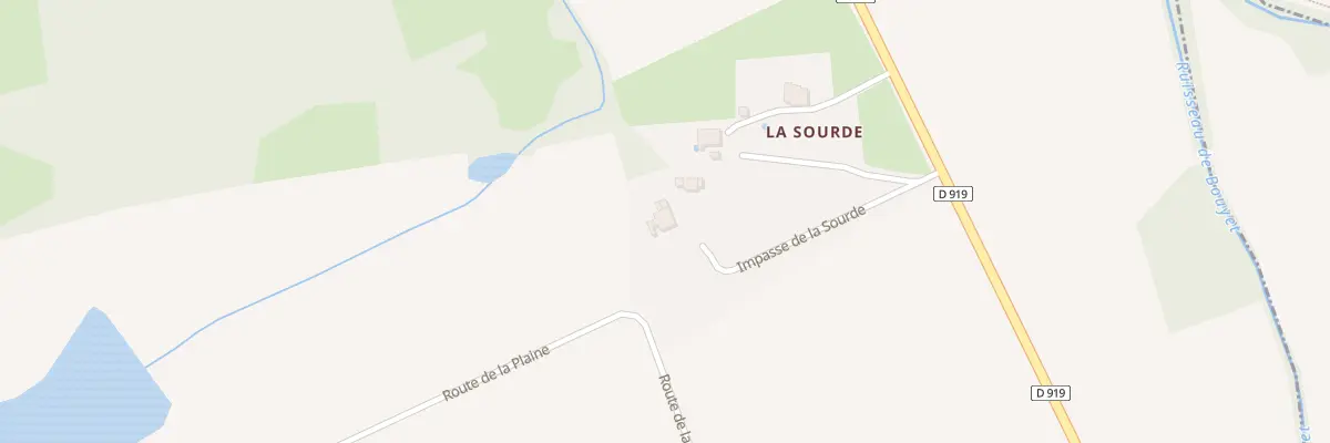 Plan du 93 Faget à Castagnac