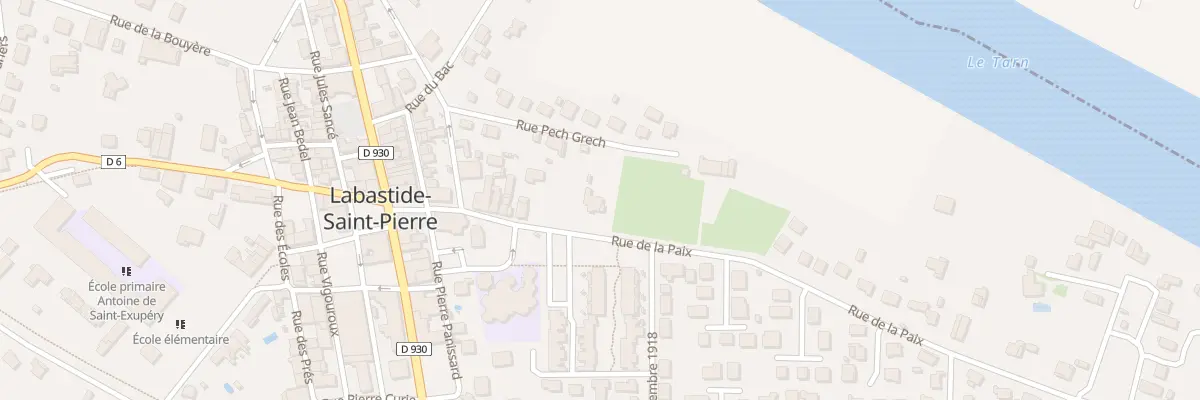 Plan du 135 Rue de la Paix à Labastide-Saint-Pierre
