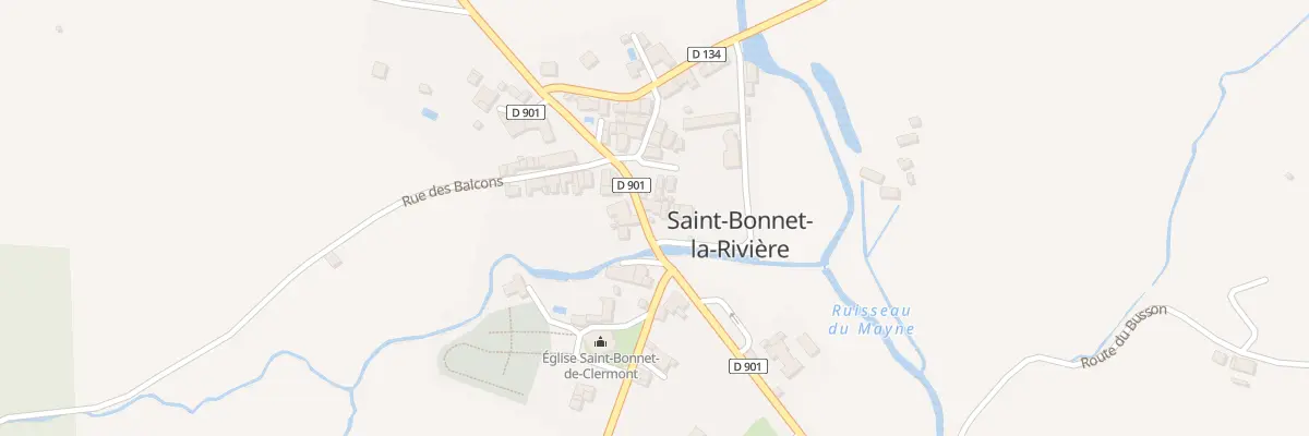 Plan du 15 Pl Du Carcan à Saint-Bonnet-la-Rivière