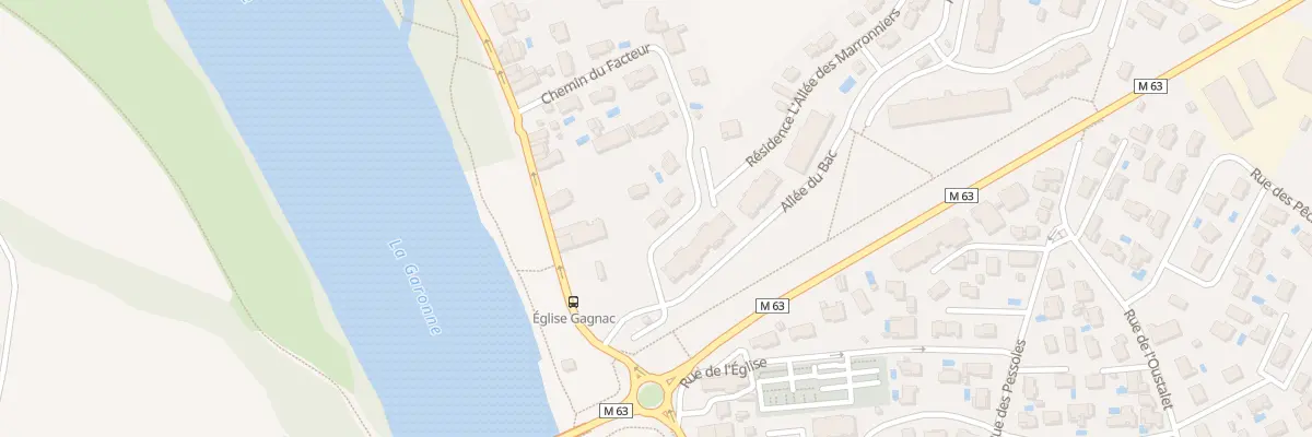 Plan du 16 Che du Facteur à Gagnac-sur-Garonne