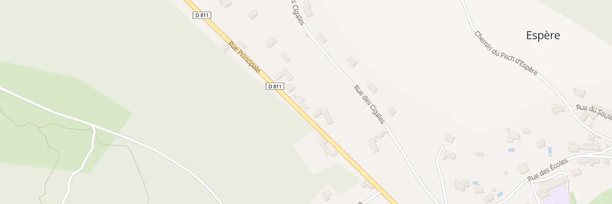 Plan du 52 Rue Principale à Espère