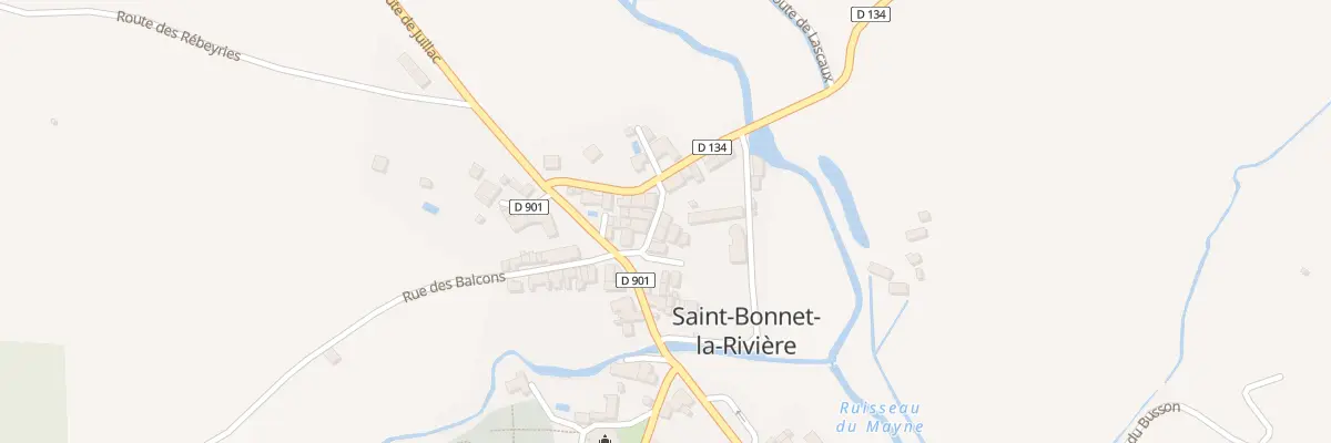Plan du 3 Rue Du Fournil à Saint-Bonnet-la-Rivière