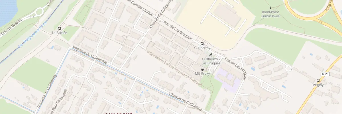Plan du 11 Rue de Las Brugues à Toulouse