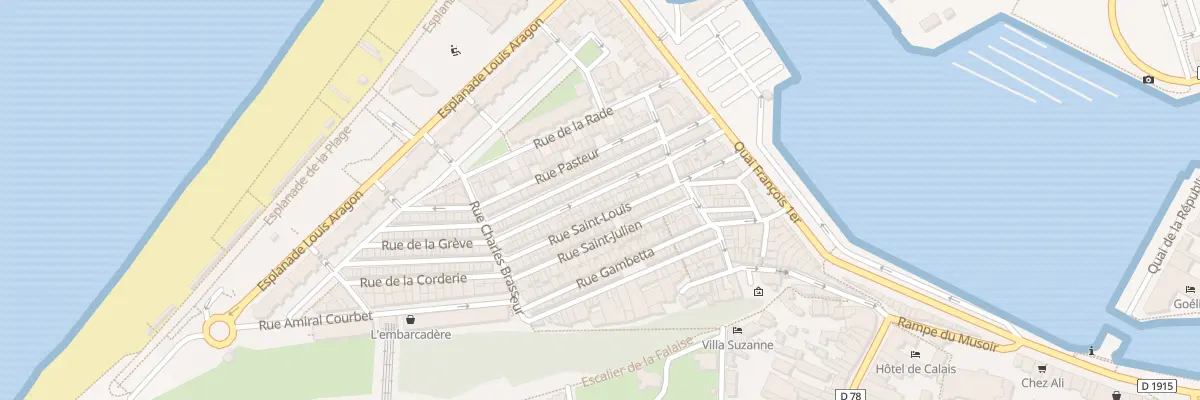 Plan du 29 Rue Thiers au Tréport