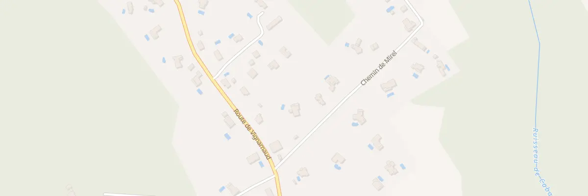 Plan du 2761 Rte de Vignarnaud à Montauban