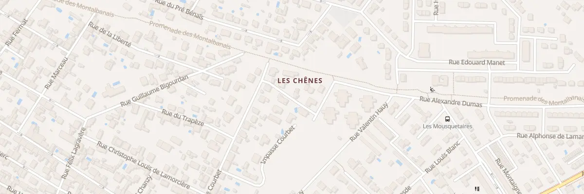 Plan du 38B Rue Courbet à Montauban