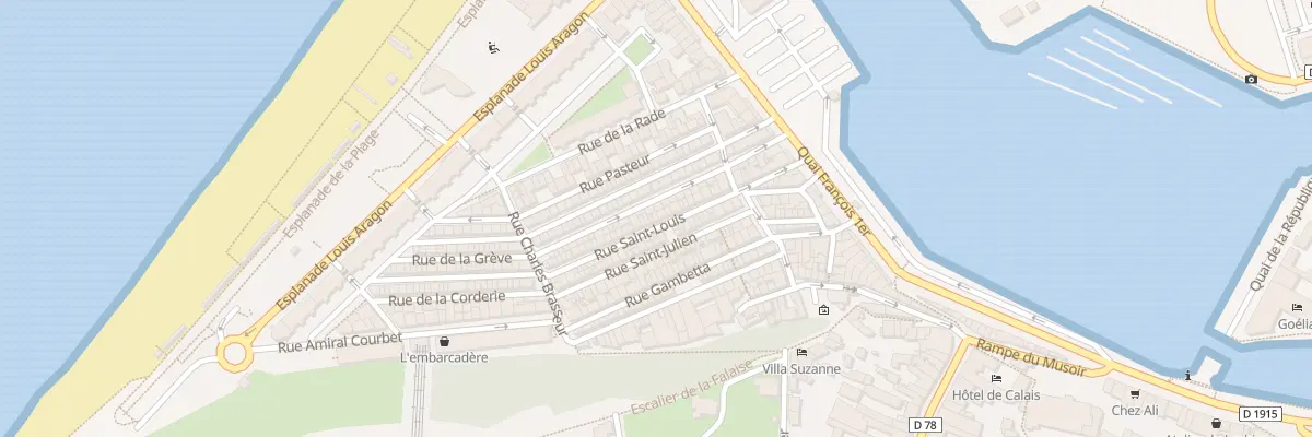 Plan du 22 Rue Saint Louis au Tréport