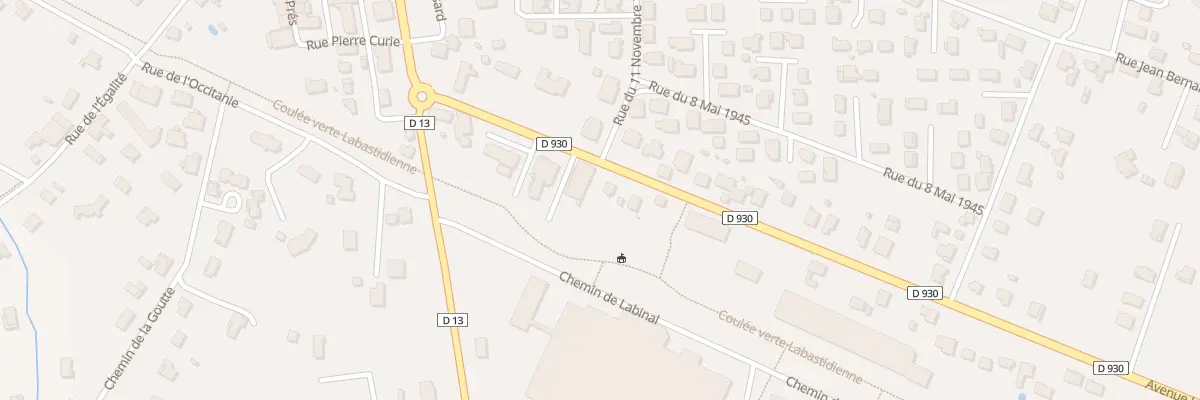 Plan du 172 Av Jean Jaurès à Labastide-Saint-Pierre