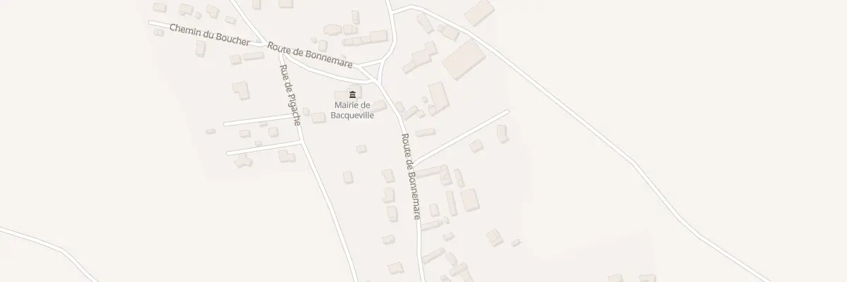 Plan du 14 Rte de Bonnemare à Bacqueville