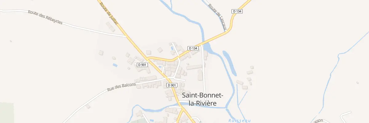 Plan du 1 Rue Du Fournil à Saint-Bonnet-la-Rivière