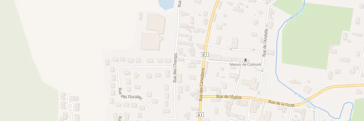 Plan du 6 Rue des Champs à Perriers-sur-Andelle