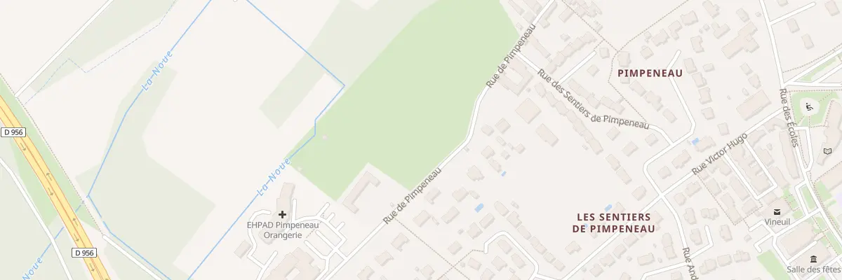 Plan du 225 Rue de Pimpeneau à Vineuil