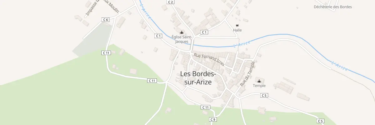Plan du 8 Grand Rue aux Bordes-sur-Arize