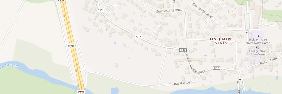 Plan du 21 Rue des 4 Vents à Vineuil