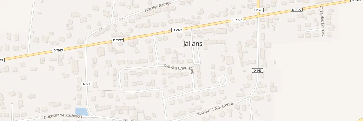 Plan du 15 Rue des Charmilles à Jallans