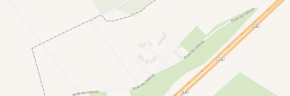 Plan du 8 Rte des Défends à Esclavelles