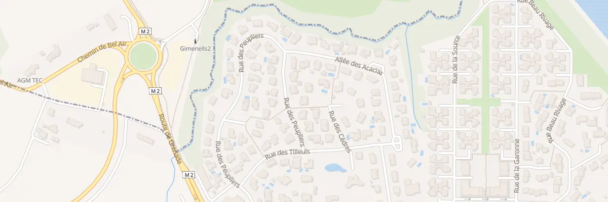 Plan du 43 Rue des Peupliers à Beauzelle